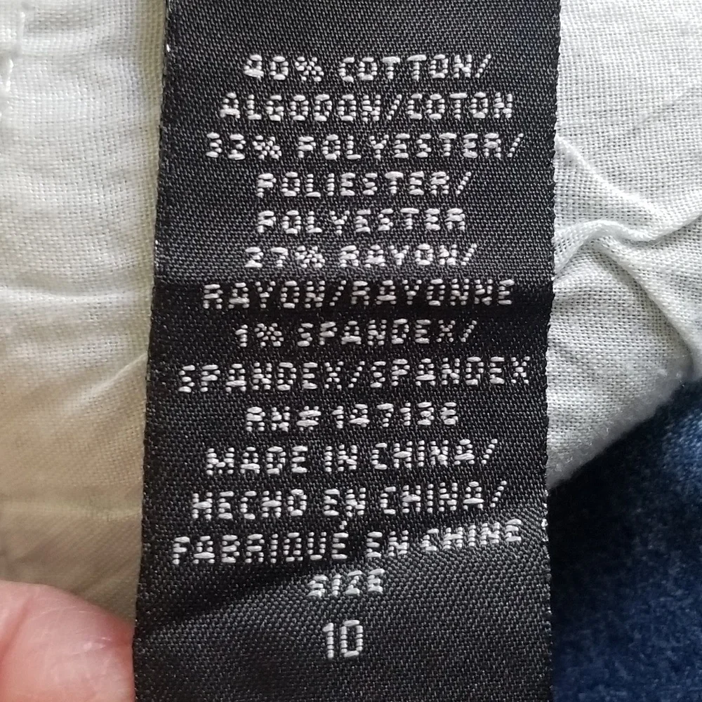 1822 Denim Women's Stretch Skinny‎ Ankle Jeans Size 10